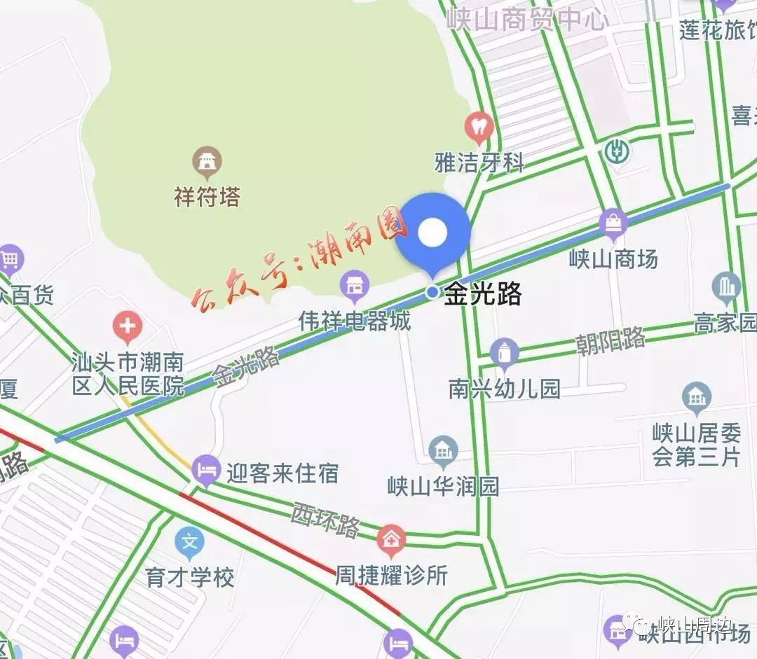 峡山金光路,耗资1043万元