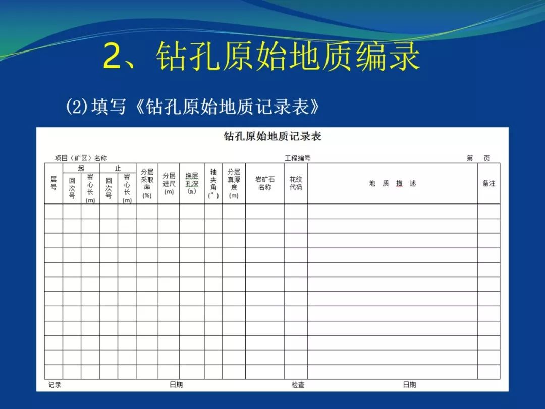 钻孔原始地质编录行家可不能忽略了这些