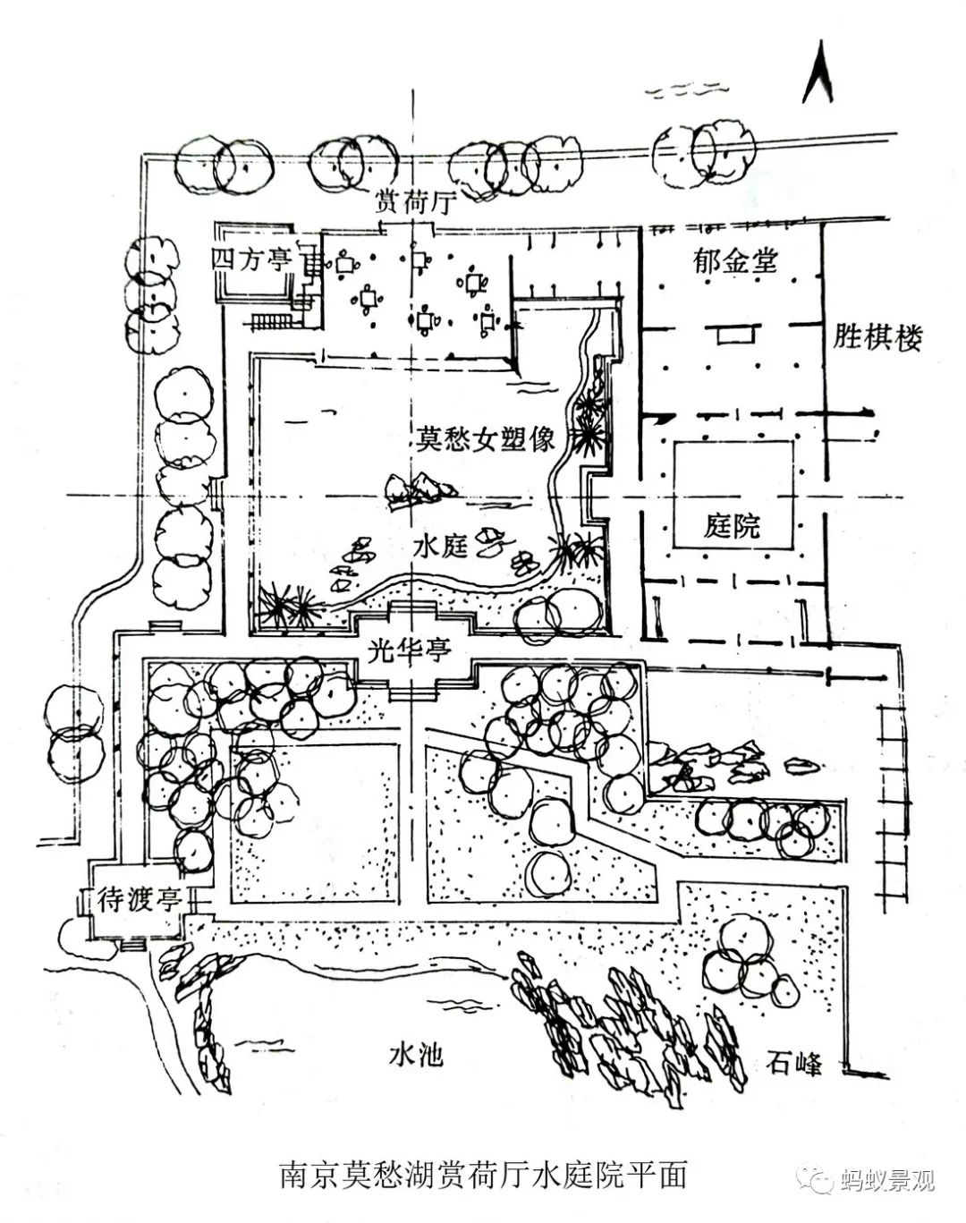 方案快题必备佳品:建国后经典园林平面 | 附下载