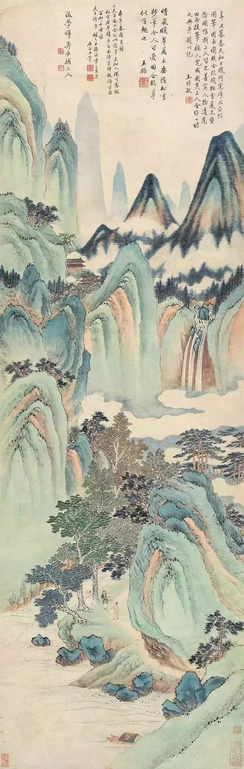 王翚(hui 一声) 清代著名画家 清初画坛正统派"四王"之一 (四王为清代