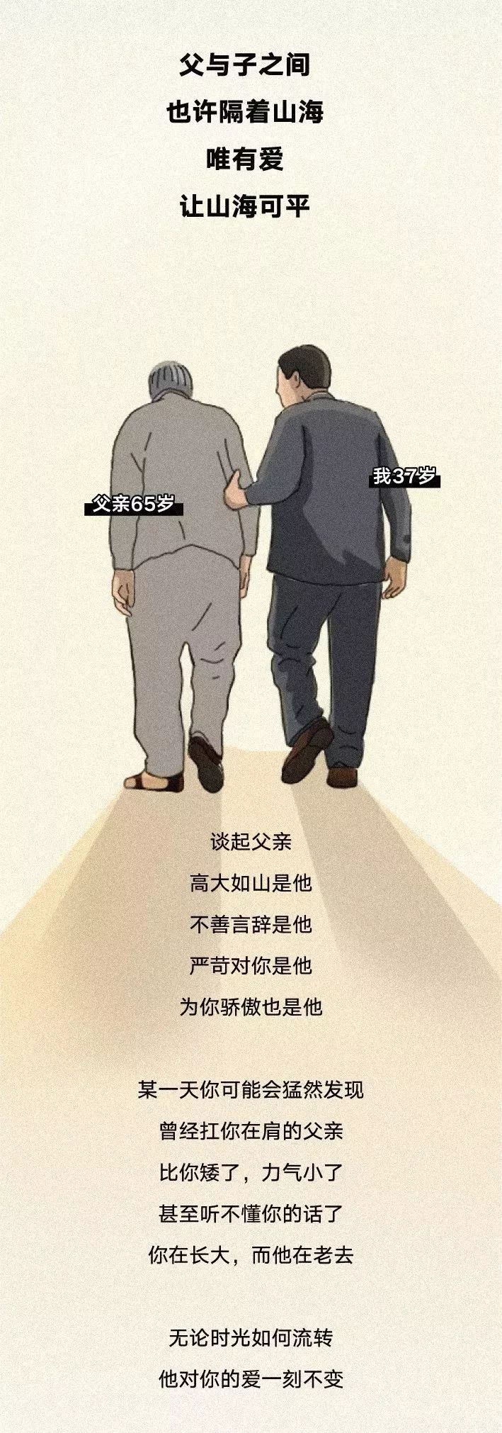 今天,这幅中国父亲图鉴,刷爆了朋友圈!有你老爸的影子