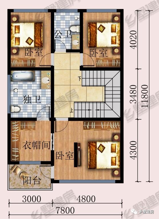 100平方米乡村三层简欧自建房全套设计施工图纸