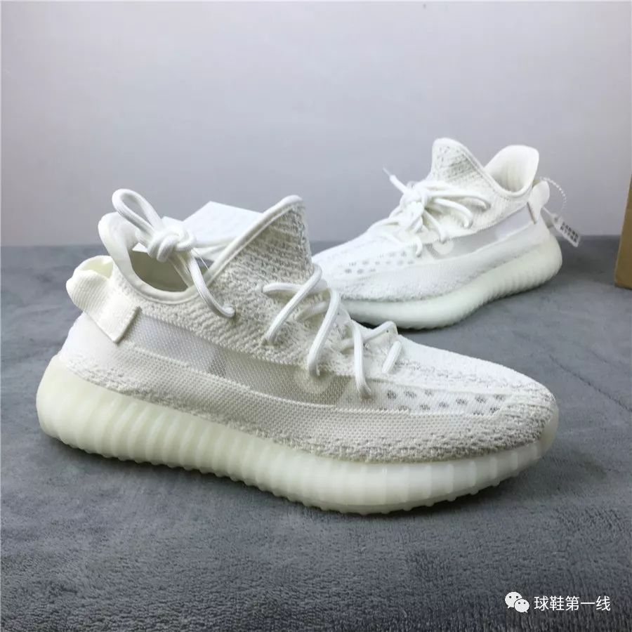 350 V2 纯白半透明Get Adidas Yeezy Boost 350V2“All white”货号：EG7962_部位