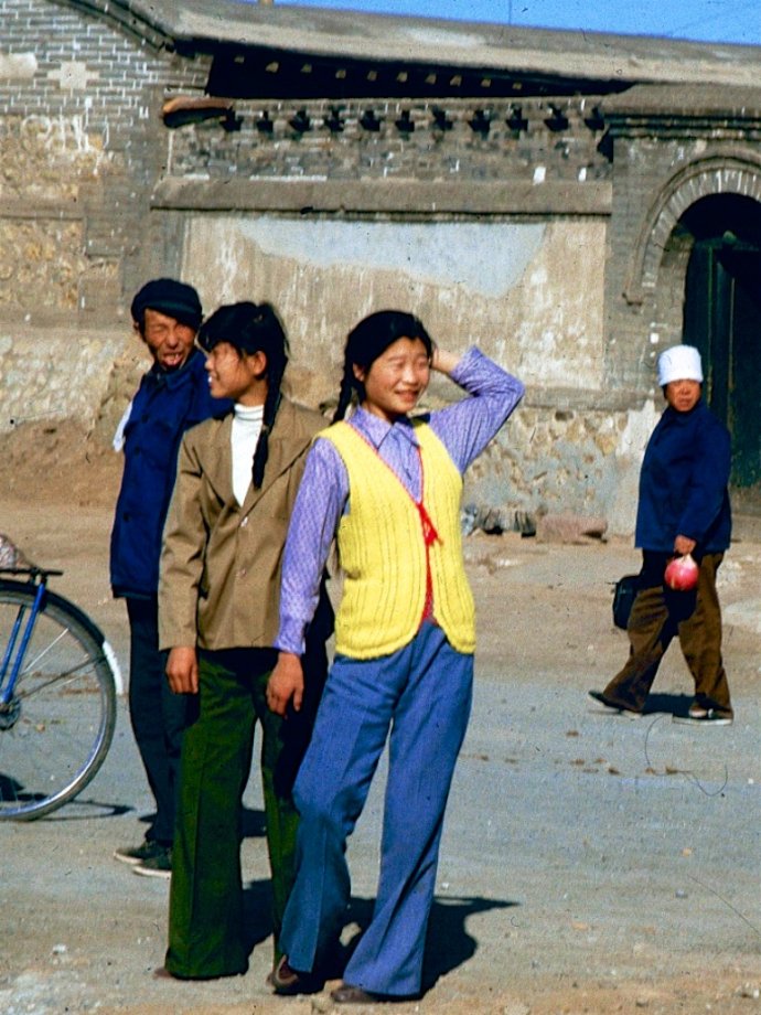 1984年辽宁锦州市义县的乡镇生活老照片