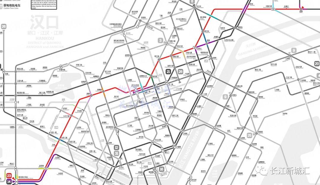 武汉地铁最新规划高清图前川线7号线变成了28号线吗