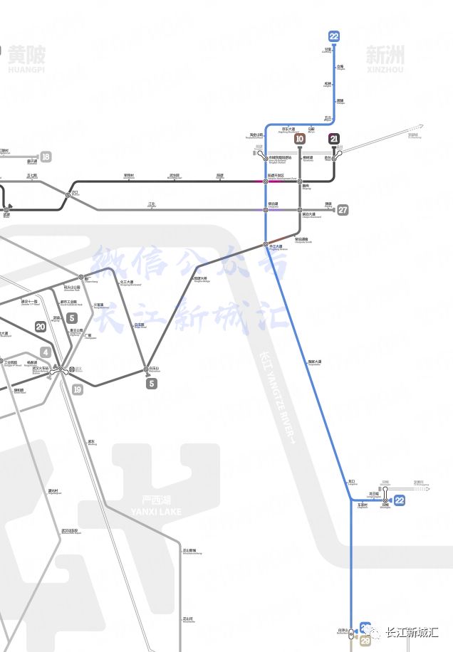 武汉地铁最新规划高清图前川线7号线变成了28号线吗