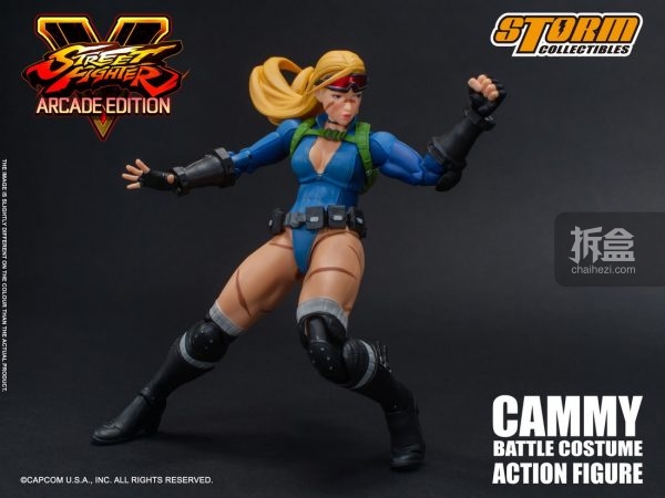 storm toys《街头霸王5》cammy嘉米 1:12可动人偶