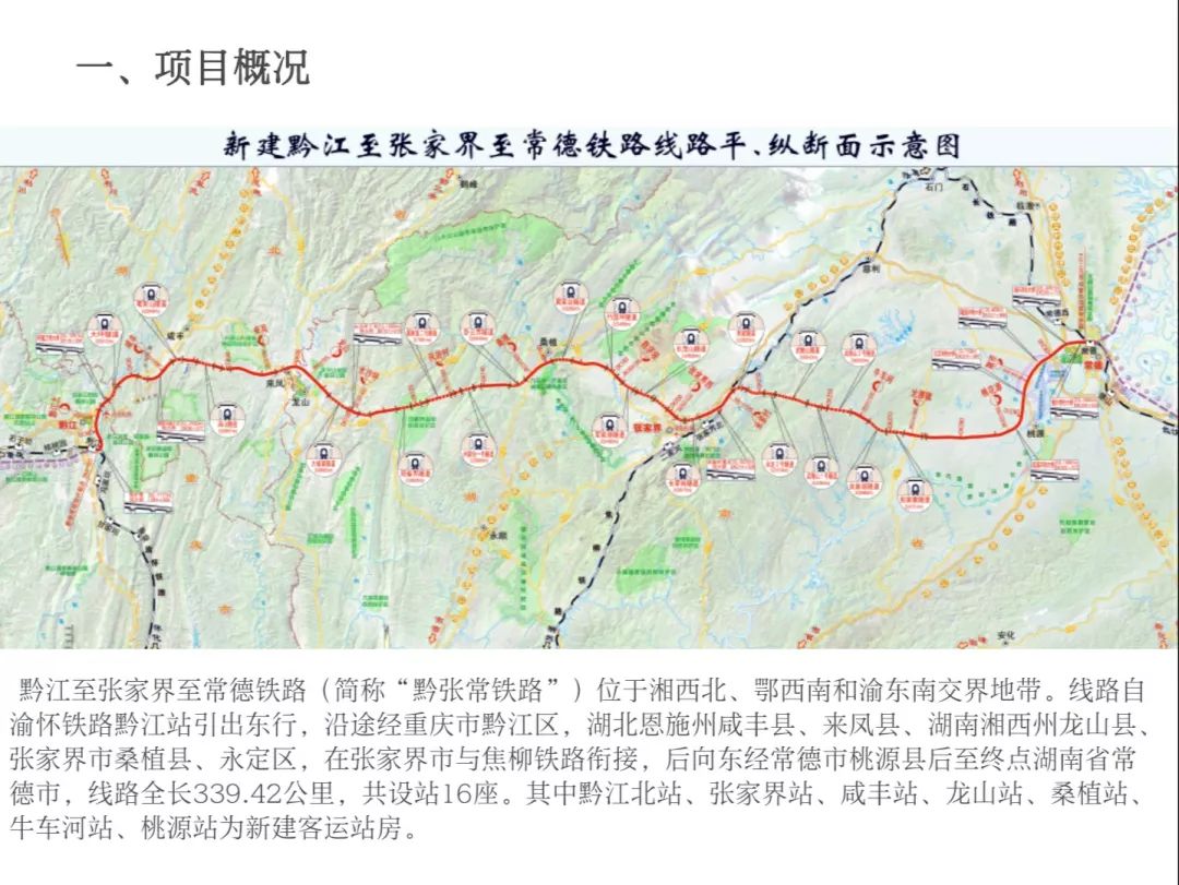 黔张常铁路上的所有火车站曝光!12月26日开通运营