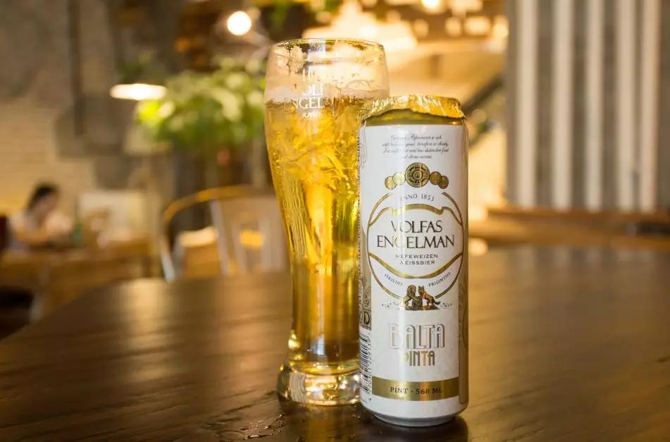 小麦白啤酒，超好喝的沃夫狼小麦白啤--立陶宛原装进口白啤