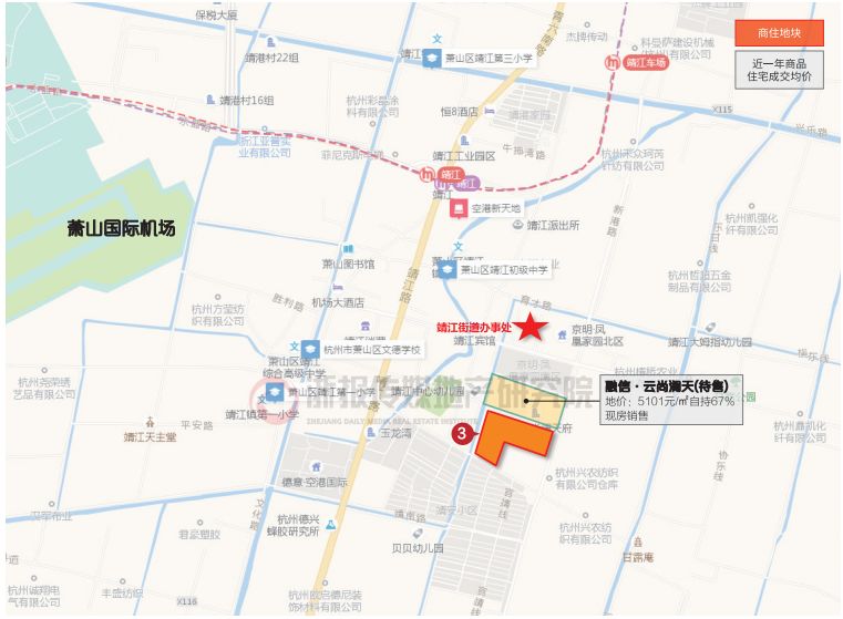 2019萧山区读地手册发布瓜沥靖江南阳这些地块将出让