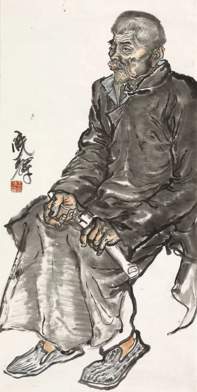 王晓辉水墨人物画欣赏