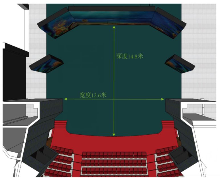 (舞台示意图)