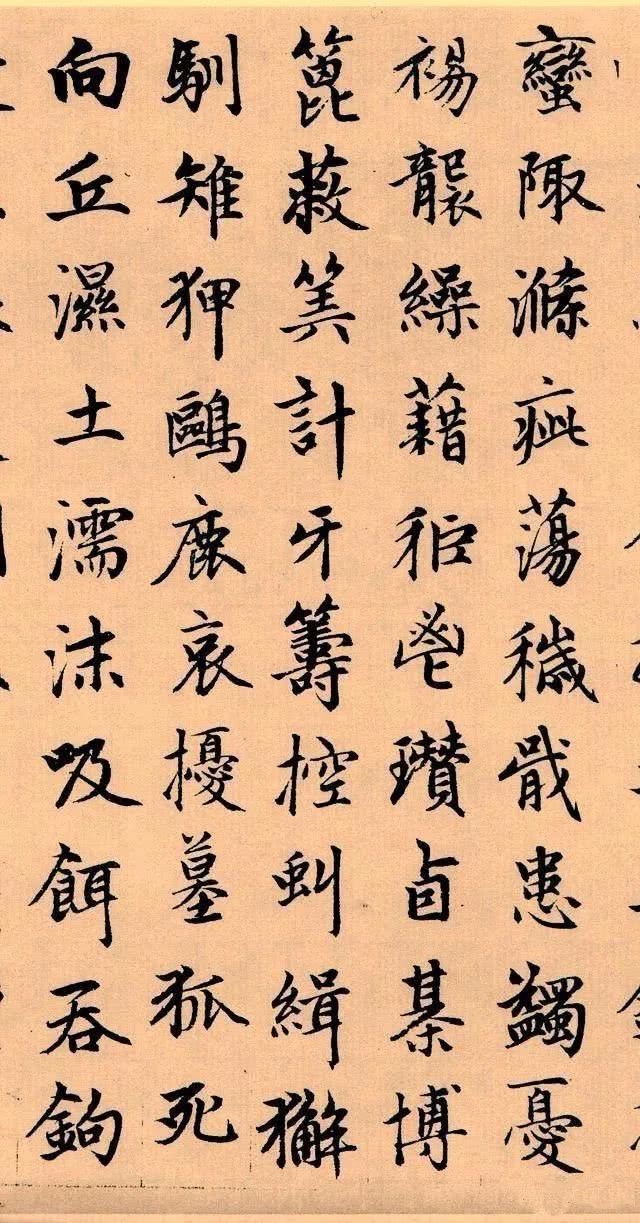 赵孟頫绝美书法续千字文欣赏为楷书四大家之一