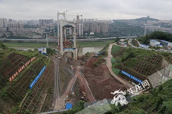 在建的红岩村桥隧工程给大家亮个相预计明年底基本完工