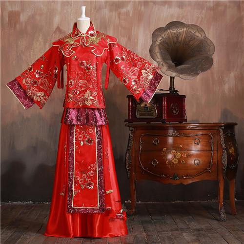 中式婚纱特点