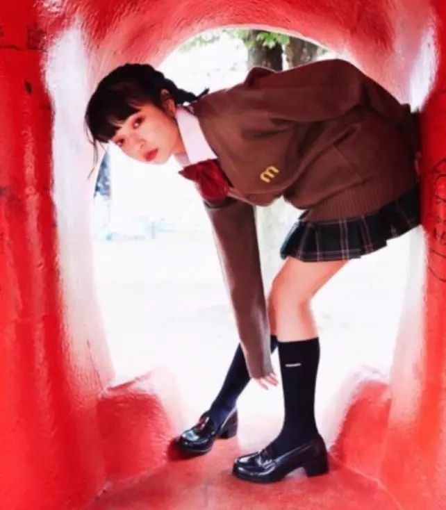 日本妹子比较多的舒适风格她也是经常穿