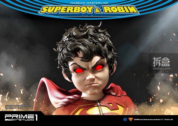 prime 1 studio dc漫画 superboy robin 超级小子与罗宾1:3雕像