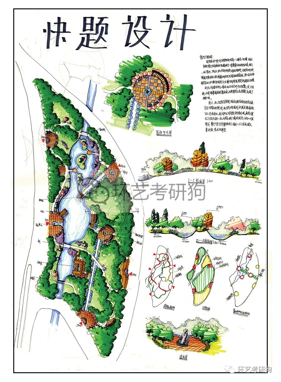 景观快题丨公园绿地专题作品集锦不定期更新