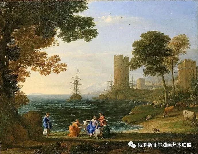 法国著名画家克洛德洛兰风景油画作品赏析