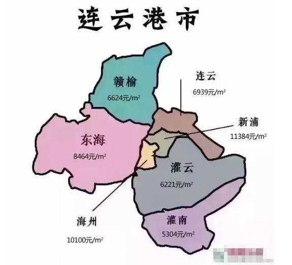 【茶余饭后】江苏13市41县55区6月房价地图出炉,宝应房价竟然排在