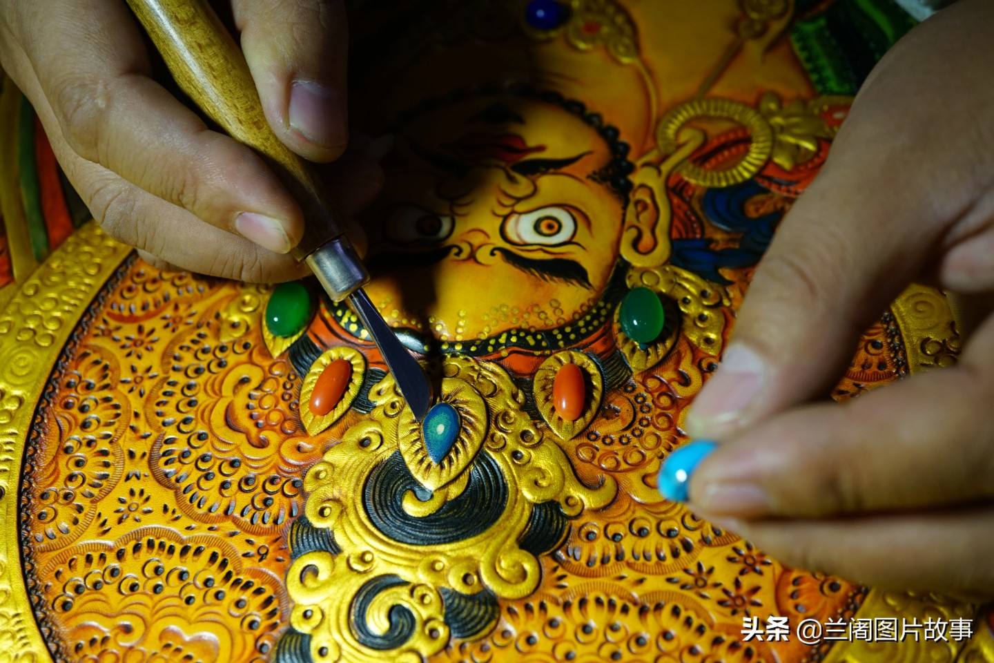 具有几千年历史的内蒙皮雕画,一个游牧文明的缩影