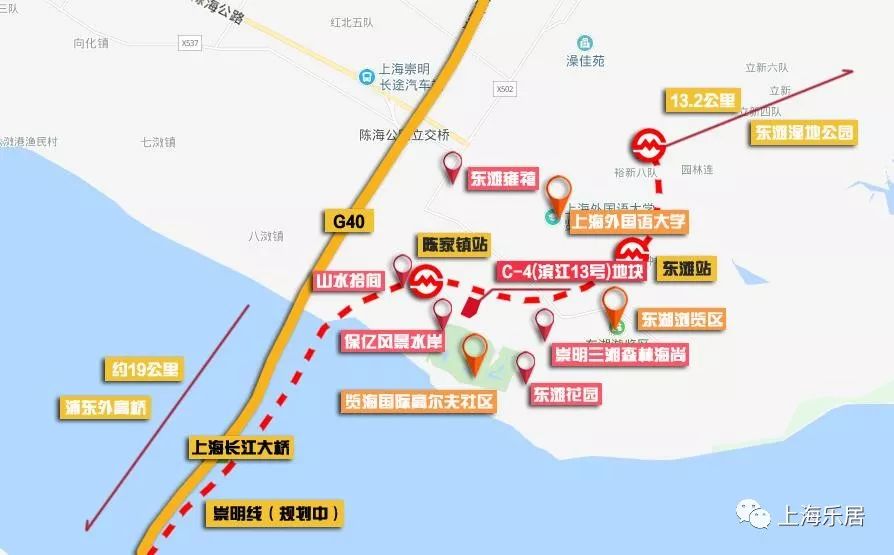 765亿元获得崇明区陈家镇cms15-0308单元c-4(滨江13号)地块的第一顺位