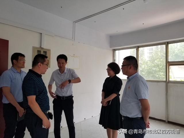 四方同心党建为民市北区委组织部副部长臧远茂调研四方街道楼宇党建