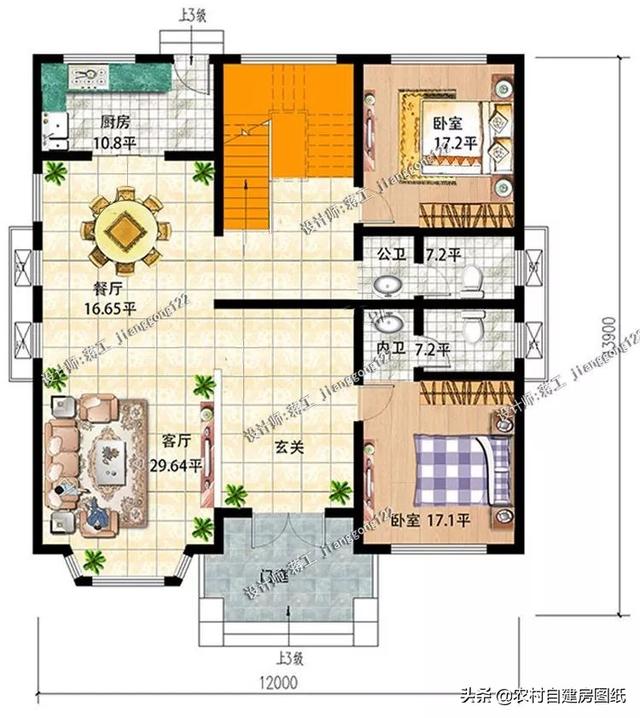 10款大户型农村别墅设计图,房子这么建,村长都眼红