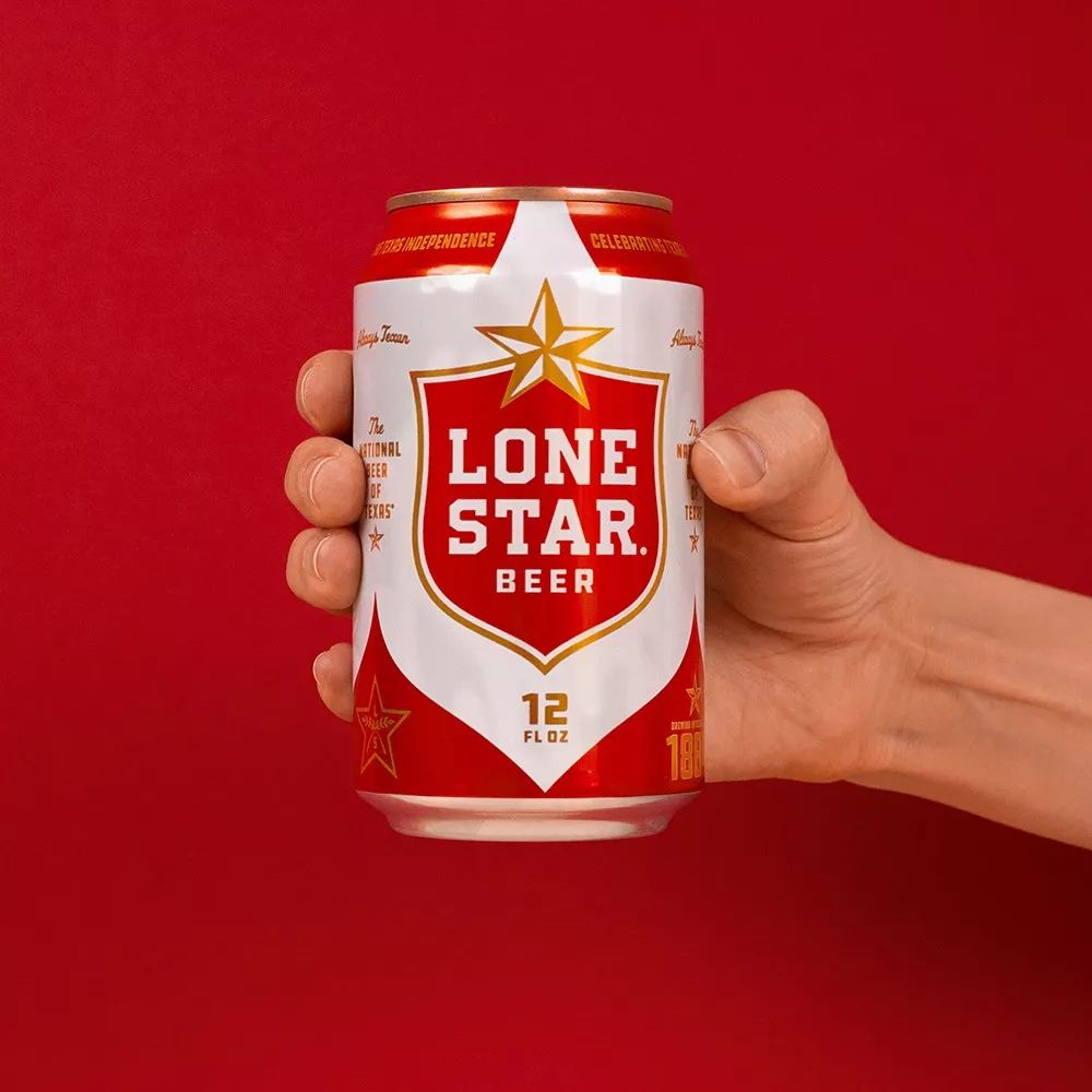 啤酒"lonestar"品牌形象升级