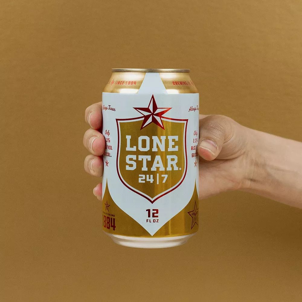 啤酒"lonestar"品牌形象升级