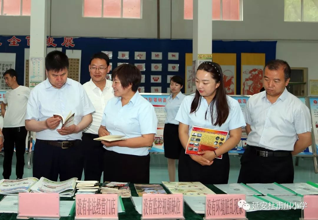 延安市教育局局长兰爱平调研 杜甫川小学"十个没有"平安校园创建工作