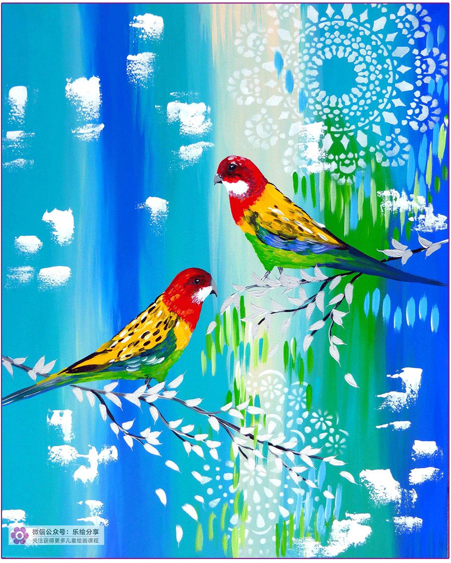 儿童水粉画绘画灵感值得收藏和学习的水粉作品