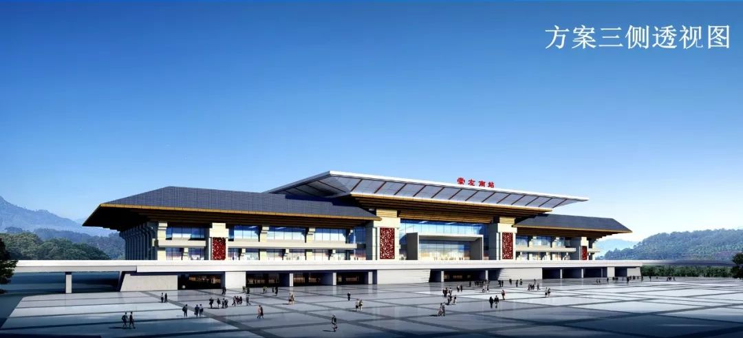 (广西城市职业大学对面区域) 崇左南站站房约 20000㎡