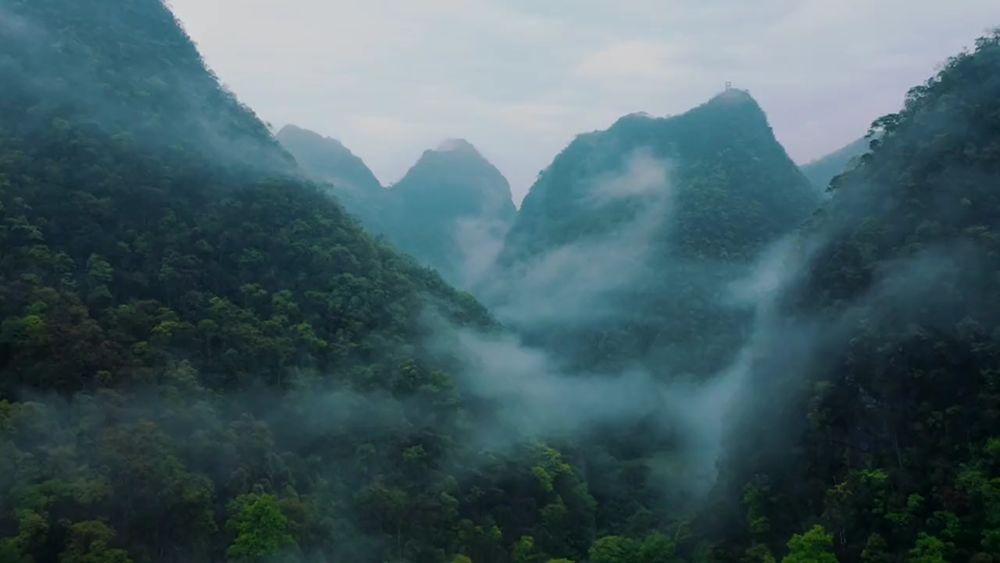 游过了贵州高山绿水你就相当于游了地球山水一圈