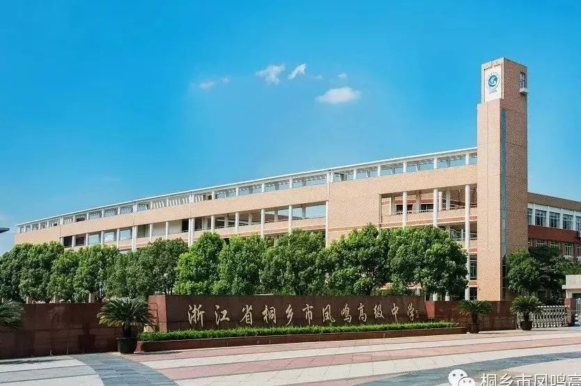 桐乡市凤鸣高级中学是桐乡市委市府为满足广大人民群众对高中段优质