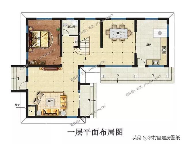 l型地基怎么建房3款农村别墅设计方案柴火灶地下室如何取舍