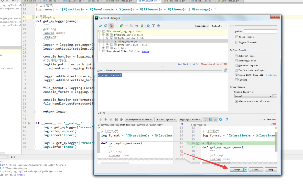 Pycharm Git clone Pycharm git clone