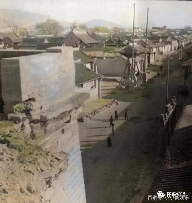 1941年沙城老城墙和沙城街市