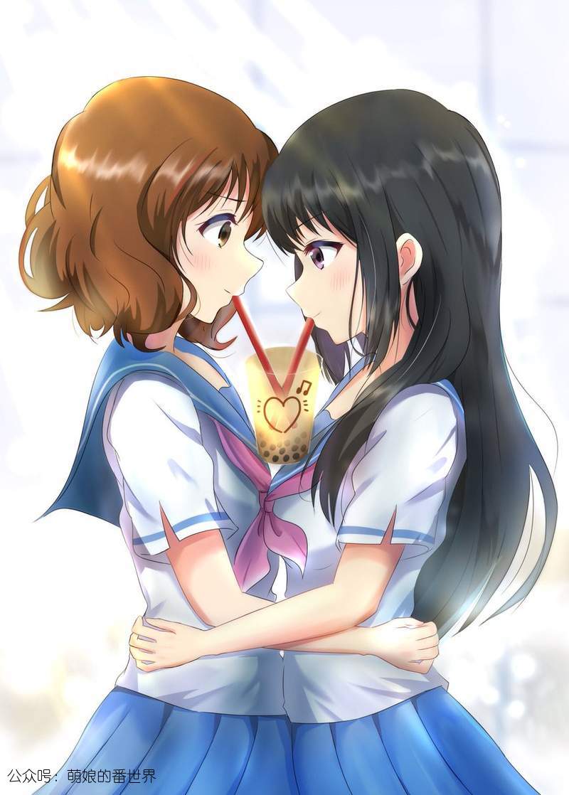欧派女孩间的新流行《珍奶大挑战》二次元萌妹子版这样的画面更好看