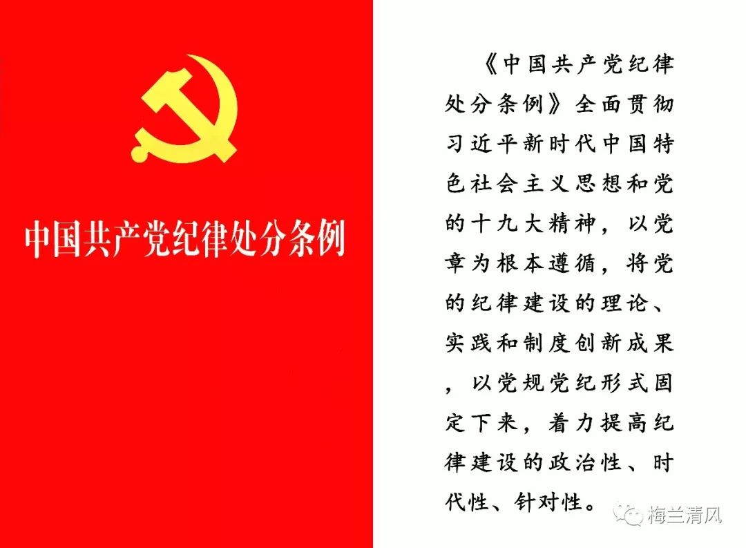 党员关于学习《中国共产党纪律处分条例》感想心得体会范文