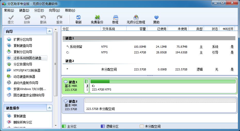 固态硬盘安装原版win7