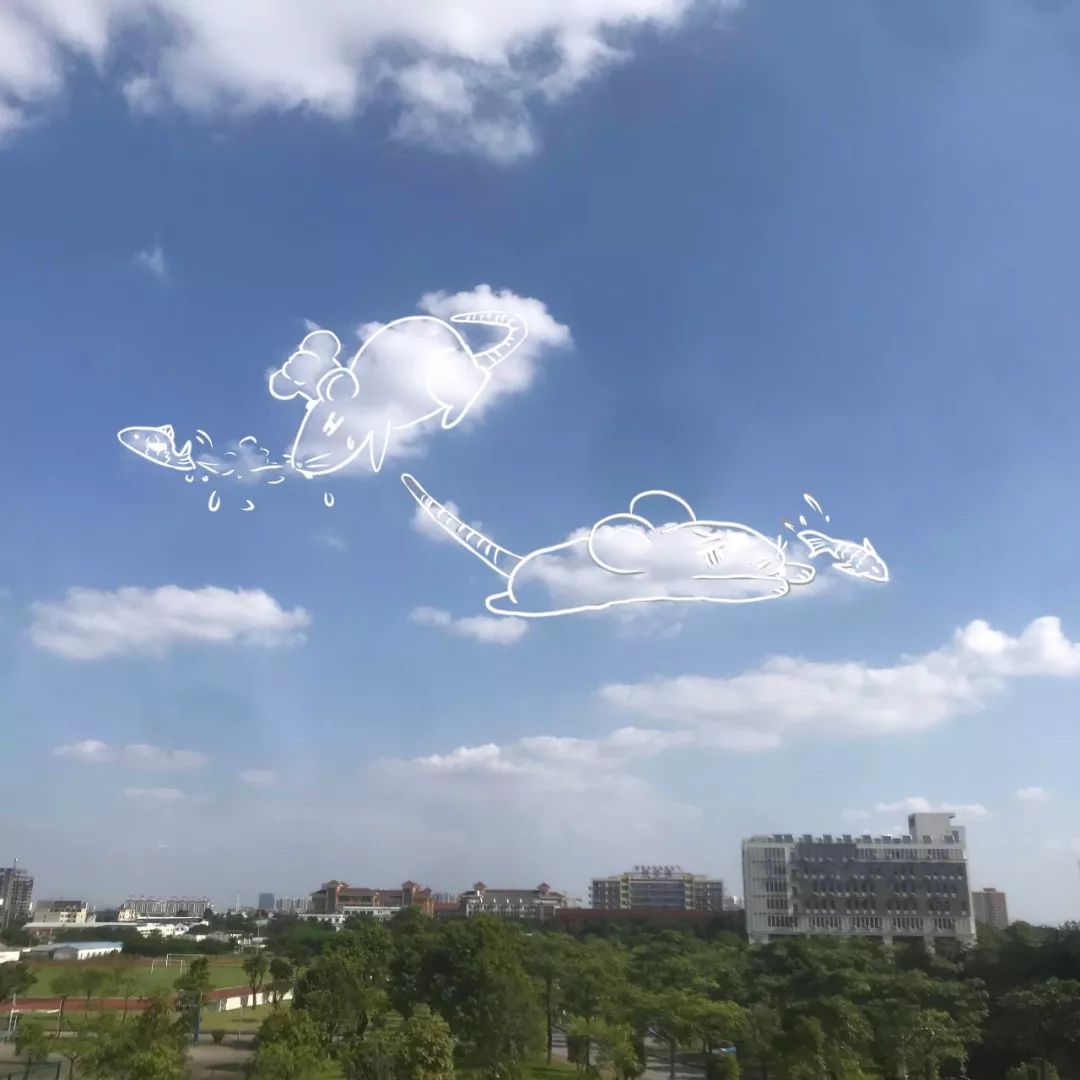 近日的云有点怪