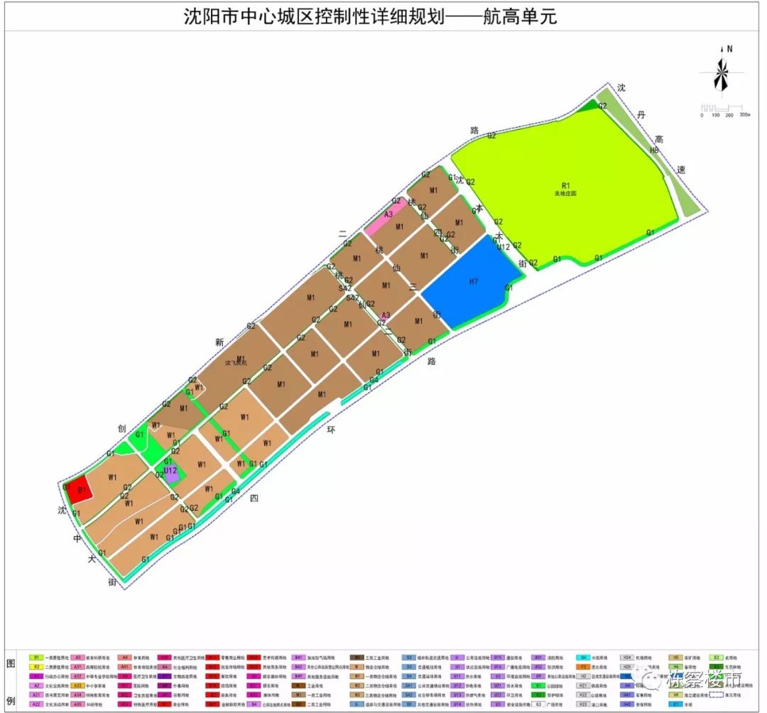 中心城区控制性详细规划批后公布 浑南区白塔西单元