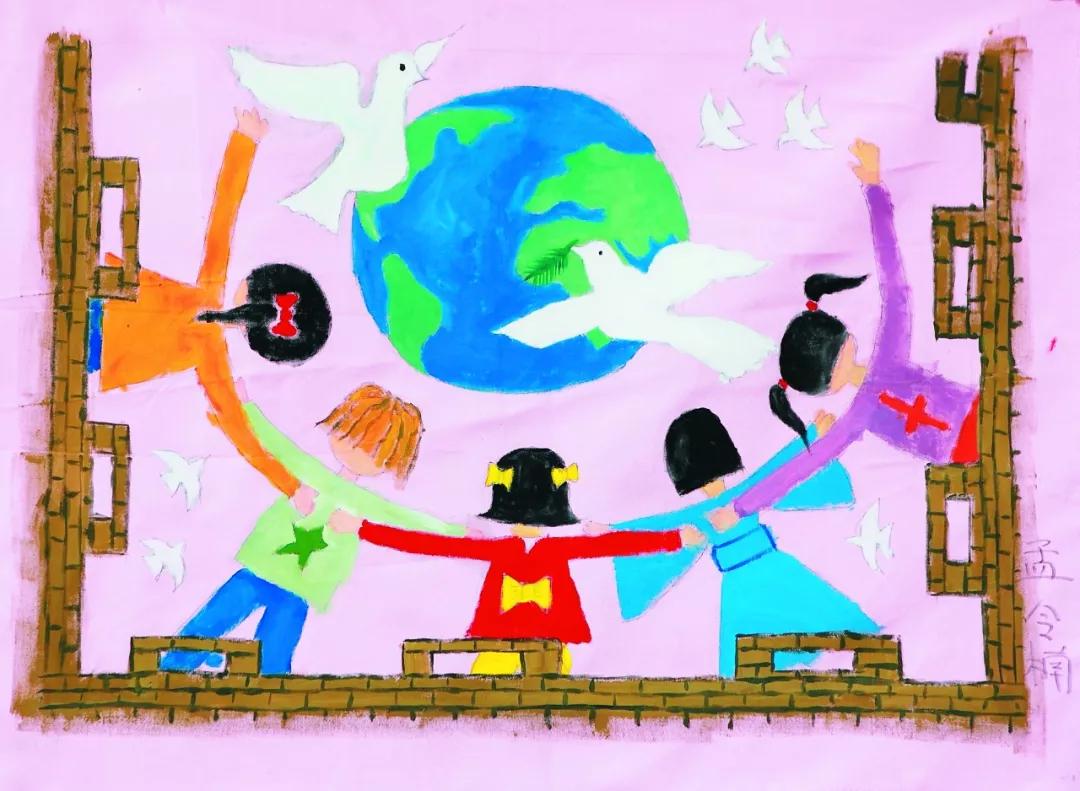 【“和平的旗帜”绘画征集之部分获奖作品展示（六）】 儿童画获奖作品一等奖
