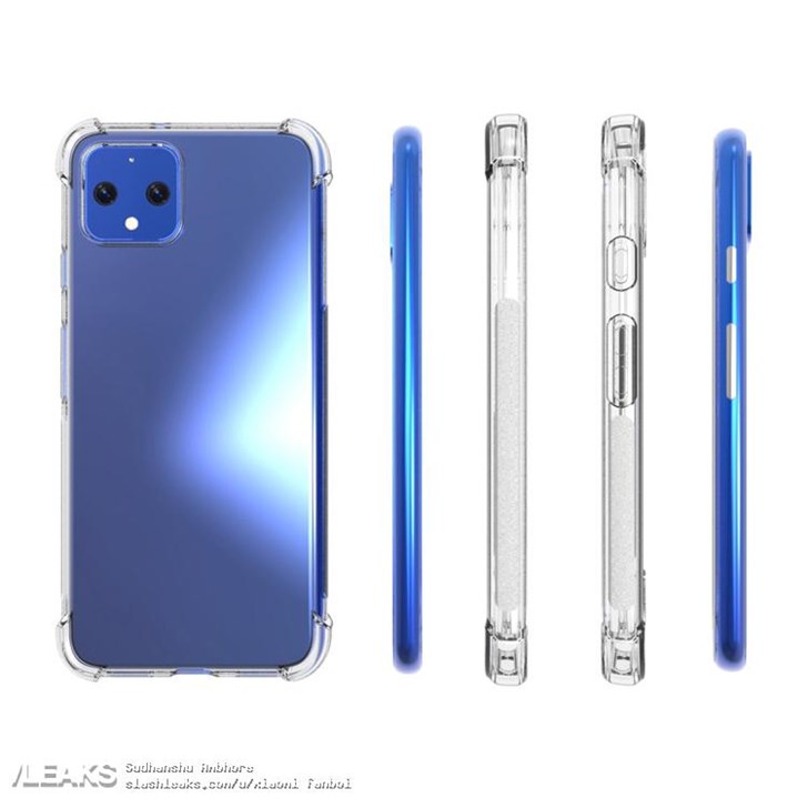 GooglePixel 4/4 XL帶殼渲染圖曝光：前置雙攝+瀏海屏 科技 第4張