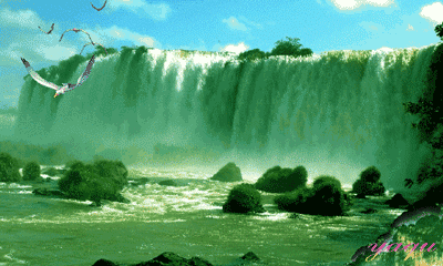 壁纸 风景 旅游 瀑布 山水 桌面 400_240 gif 动态图 动图