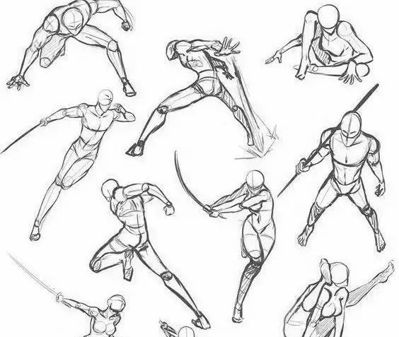 大干货!1000个人体动态的资料图,干到见底!