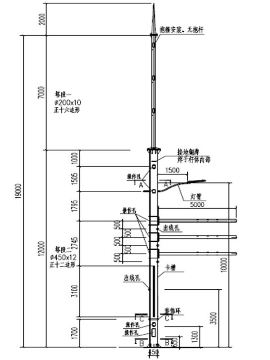 上海铁塔首根5g通信综合杆落地立足共享助力智慧城市建设