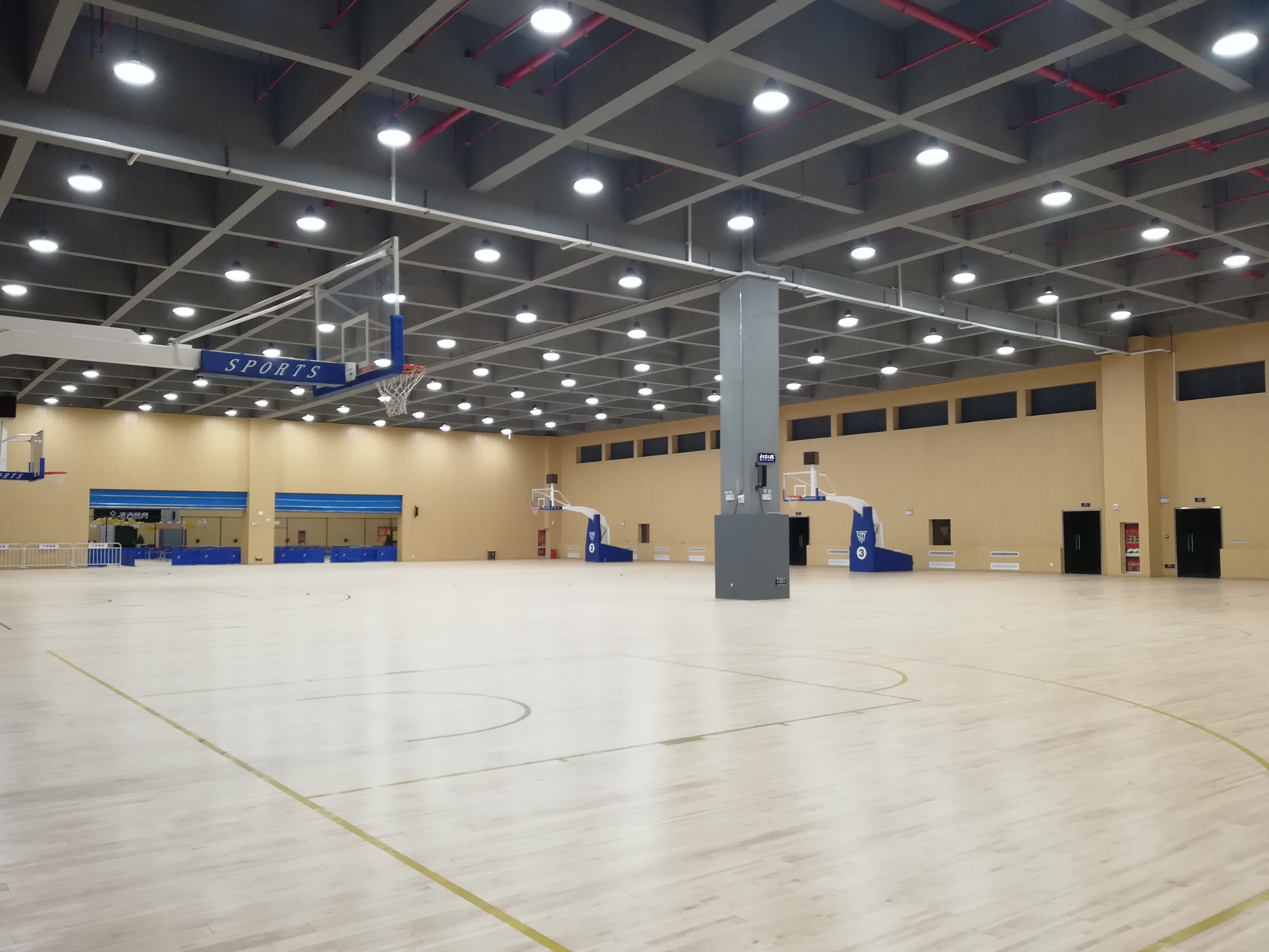 室内篮球场灯光设计安装的基本原则 优格体育照明