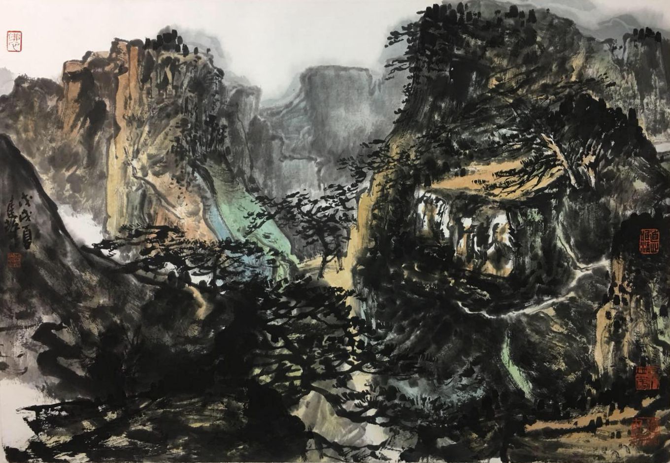 中国画名家——画家李辉作品欣赏